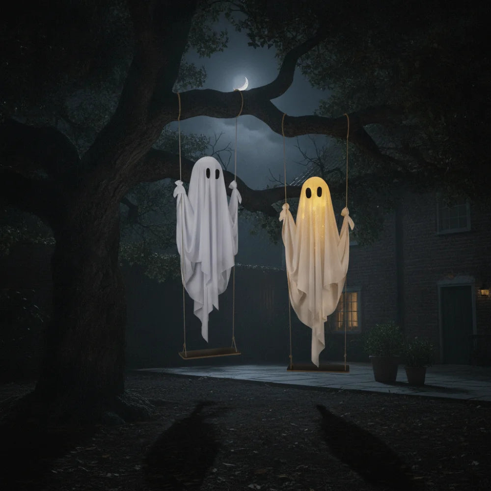 SwingSpook Hanging Ghost 👻 – Haunting Halloween Magic