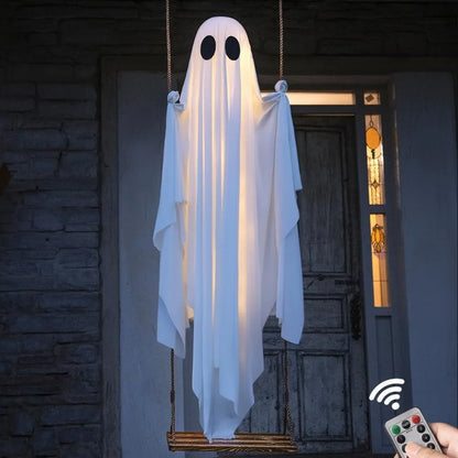 SwingSpook Hanging Ghost 👻 – Haunting Halloween Magic