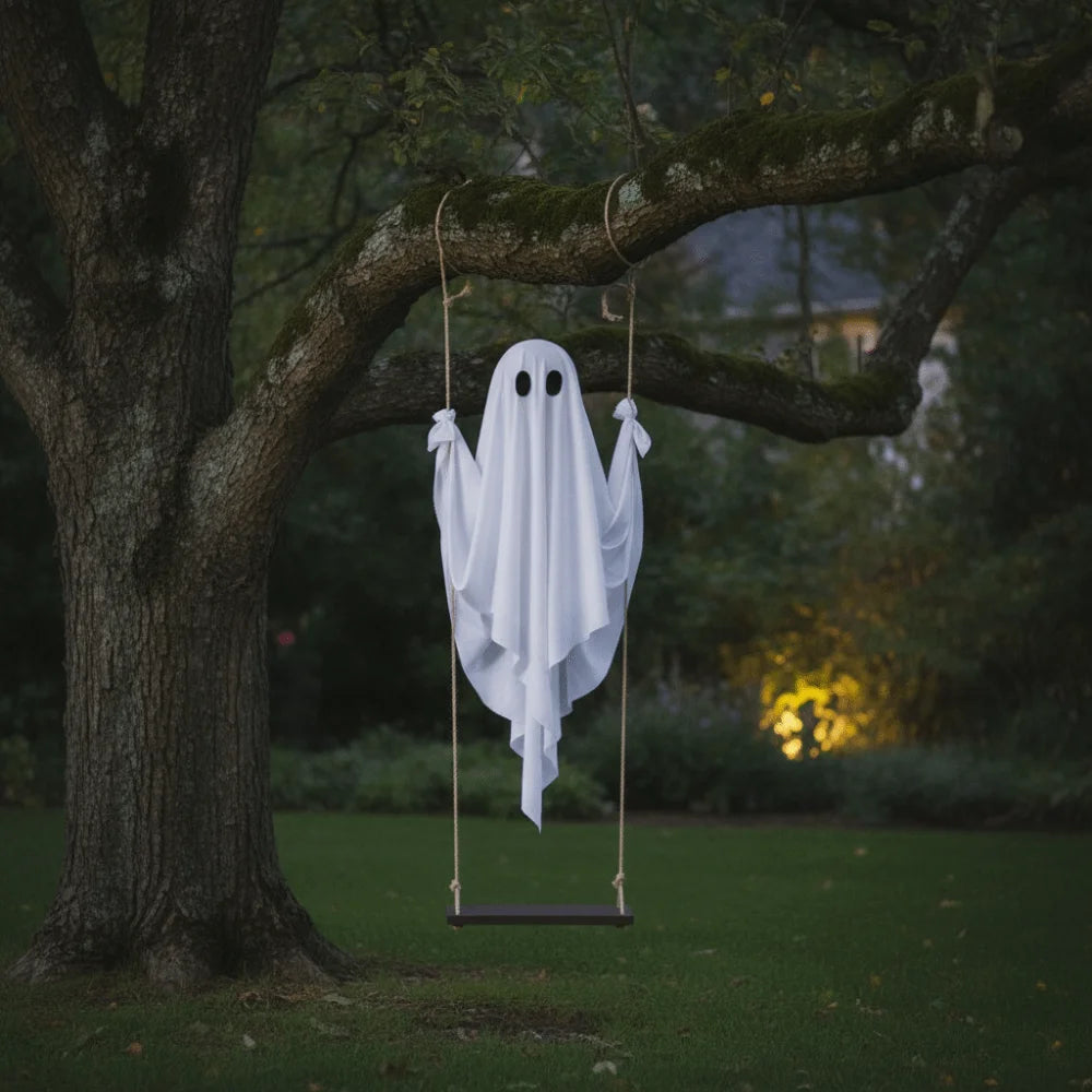 SwingSpook Hanging Ghost 👻 – Haunting Halloween Magic