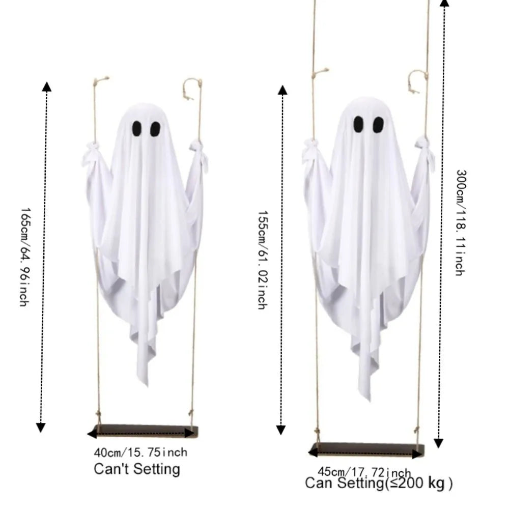 SwingSpook Hanging Ghost 👻 – Haunting Halloween Magic