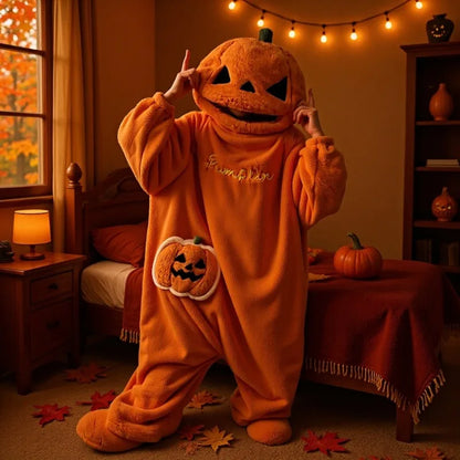 Pumpkin Onesie 🎃 – Cozy Halloween Comfort